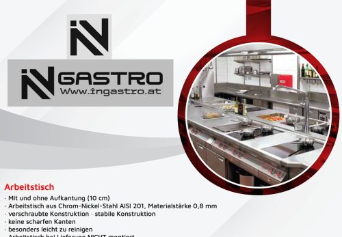 Edelstahl Katalog InGastro 2025