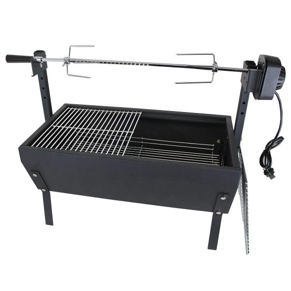 Spießgrill mit Grillmotor für Hähnchen oder Rollbraten – Bild 2