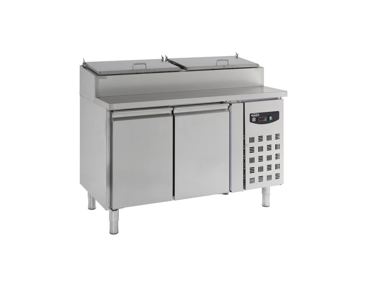 Saladette mit 2 Türen / 6 x 1/3 GN behälter