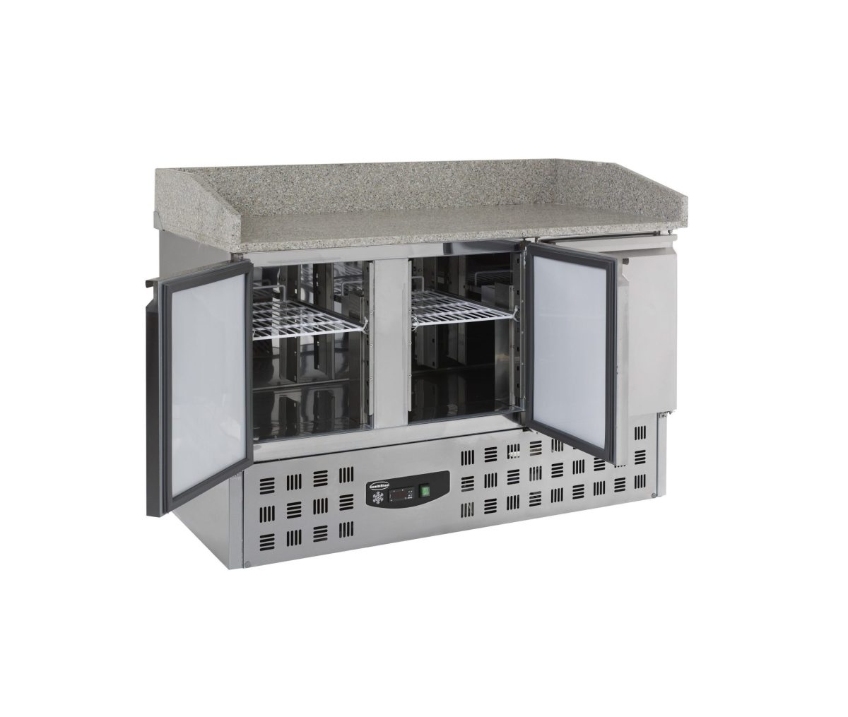 Pizzakühltisch mit 3 Türen / 230 Liter / 1400 x 700 x 1020 mm – Bild 2