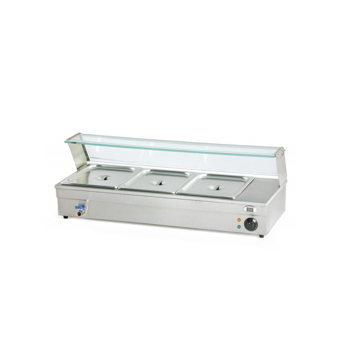 Bain Marie Spaisewärmer 3 x (GN) 1/2