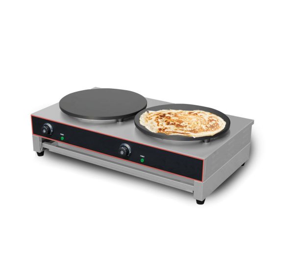 Crepes Gerät  mit 2 Platten - Ø 40 cm, Crepes Maker, Crepes Eisen