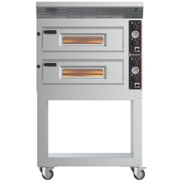 Pizzaofen PizzaGroup Max8 mit 2 Backkammern 4+4 Pizzen à Ø 34 cm | 11,2 kW 400 Volt – Bild 3