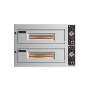 Pizzaofen PizzaGroup Max8 mit 2 Backkammern 4+4 Pizzen à Ø 34 cm | 11,2 kW 400 Volt