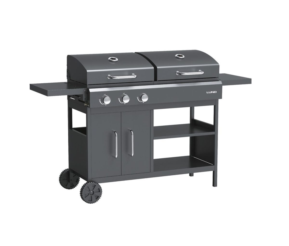 Gas und Kohlegrill 2 in 1 GRILL  8,6 KW