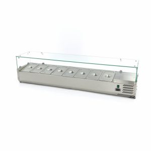 Kühlaufsatzvitrine 180 cm