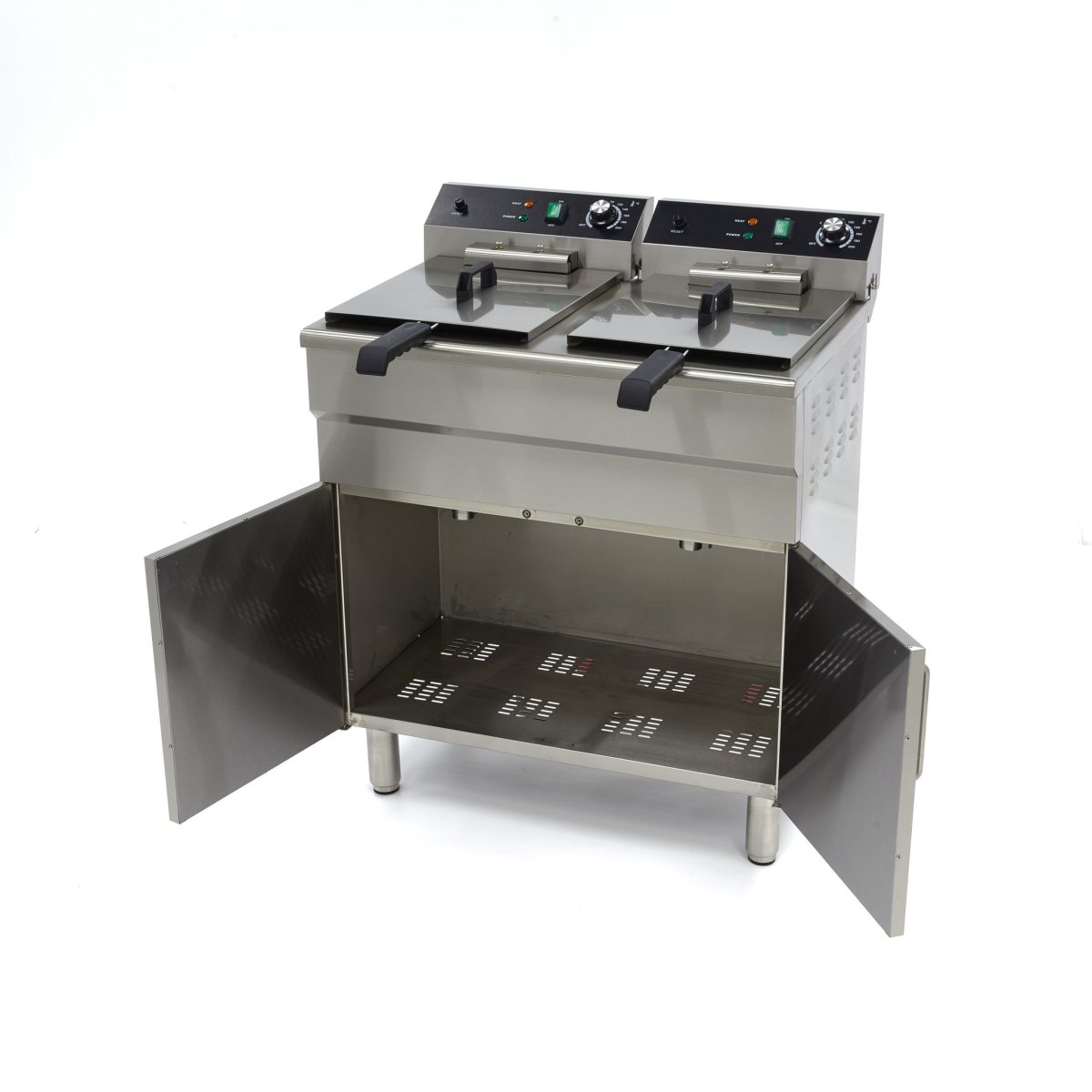 Doppel Stand Fritteuse 2x16 Liter 400V – Bild 3