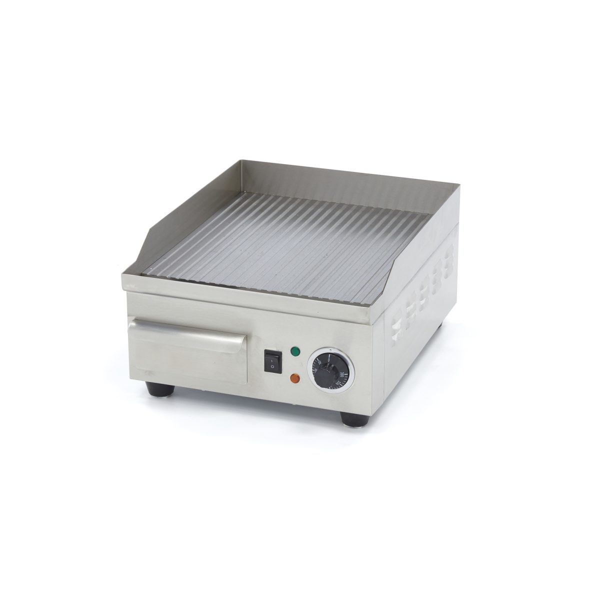 Elektro Grillplatte 36 cm Gerillt