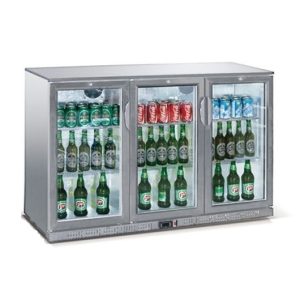 Flaschenkühlschrank mit 3 Schiebetüren 330 Liter