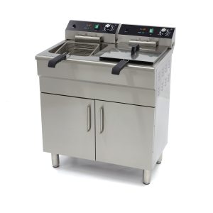 Doppel Stand Fritteuse 2x16 Liter 400V