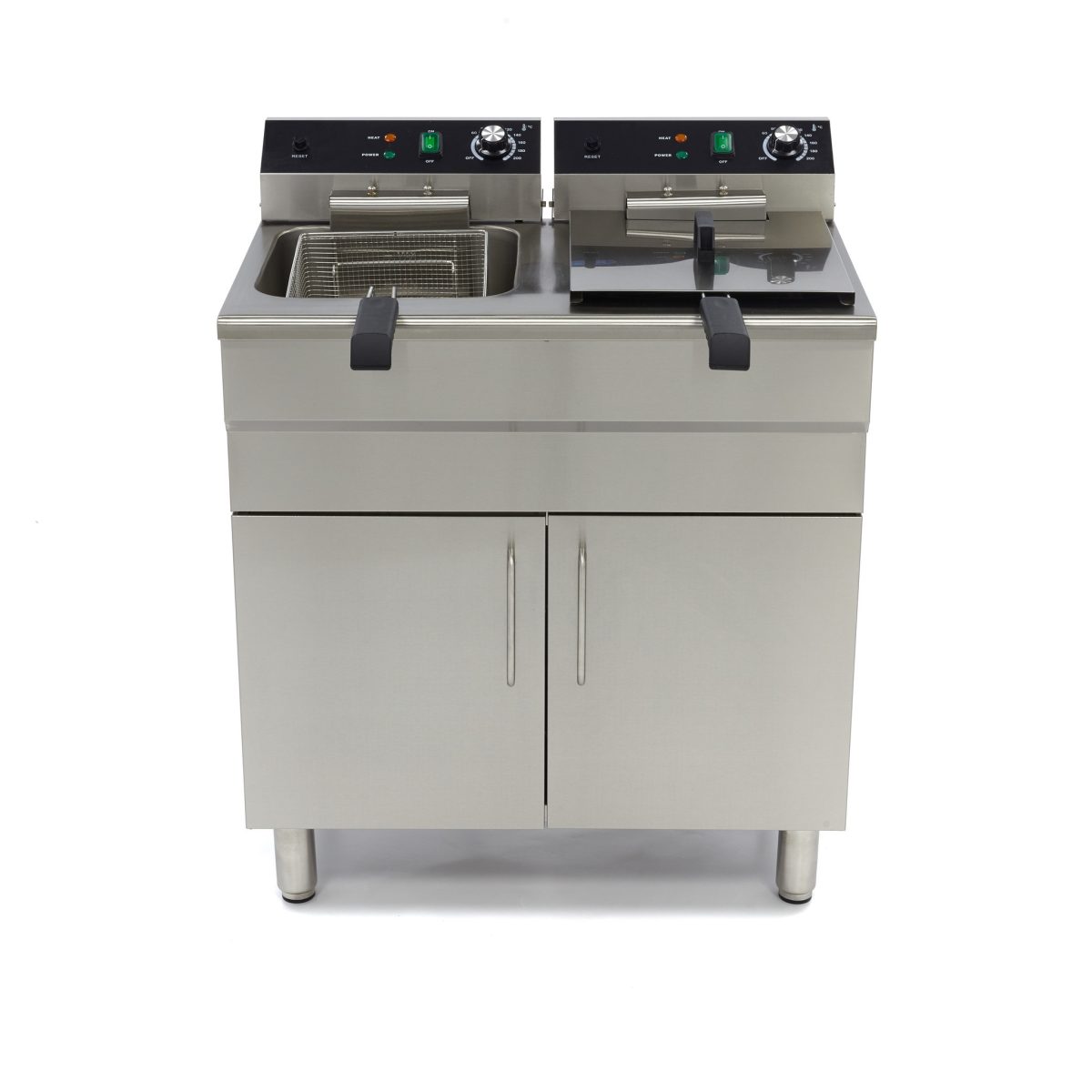 Doppel Stand Fritteuse 2x16 Liter 400V – Bild 2