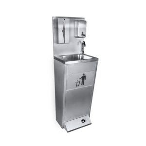 Handwaschbecken aus Edelstahl