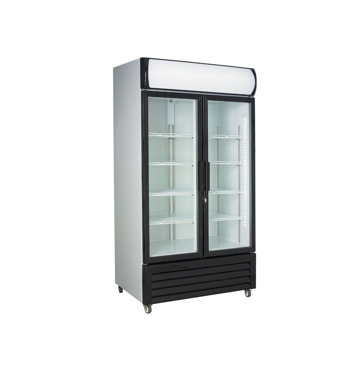 Flaschenkühlschrank mit 2 Klapptüren / 780 Liter