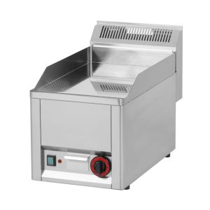 Elektro Grillplatte Verchromt 33 cm Glatt