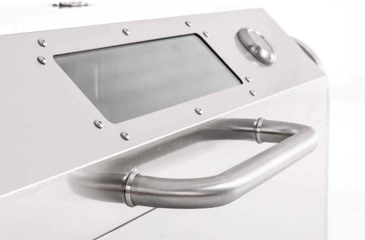 Gasgrill Spanferkelgrill aus Edelstahl mit Deckel – Bild 2
