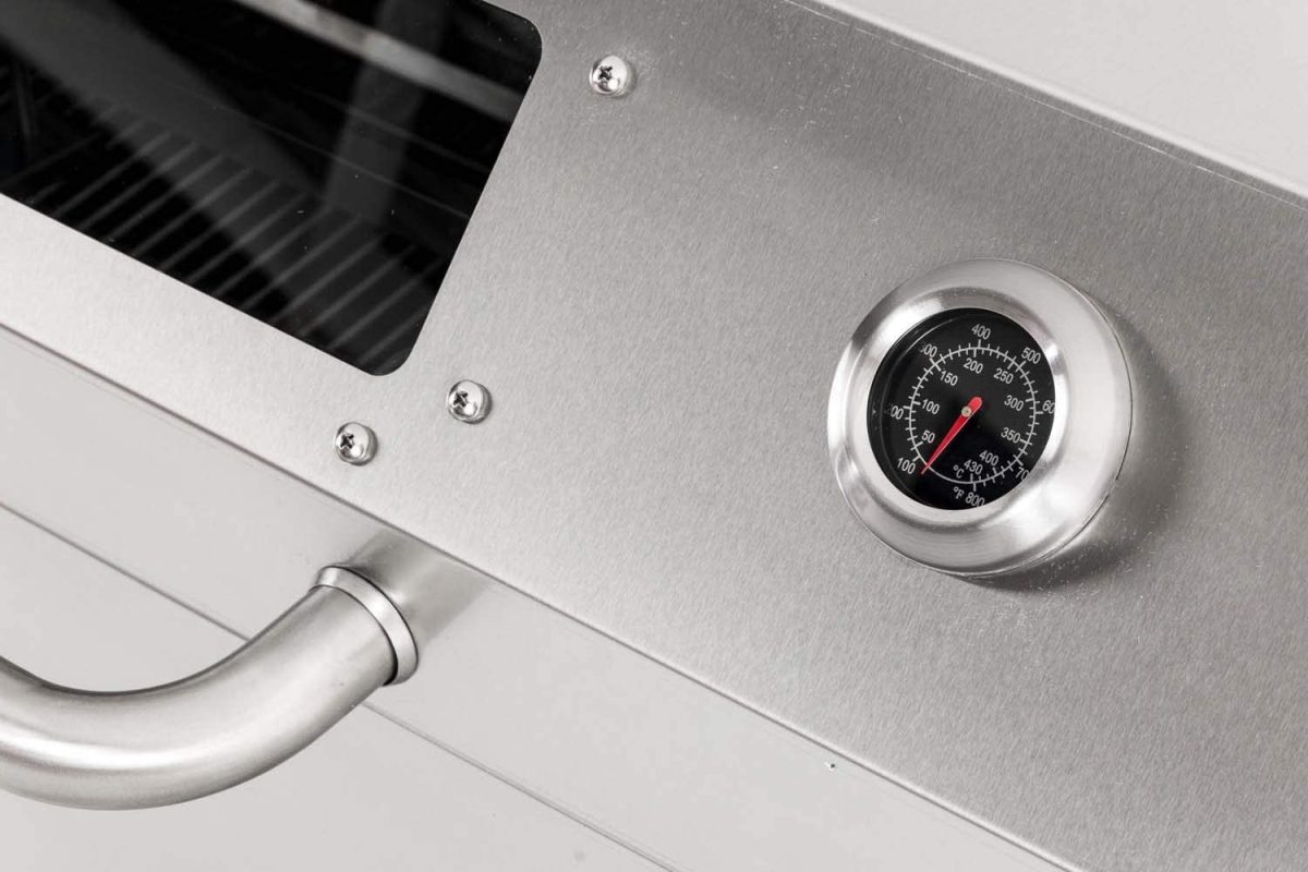 Gasgrill Spanferkelgrill aus Edelstahl mit Deckel – Bild 4