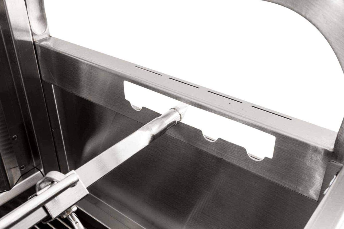 Gasgrill Spanferkelgrill aus Edelstahl mit Deckel – Bild 5