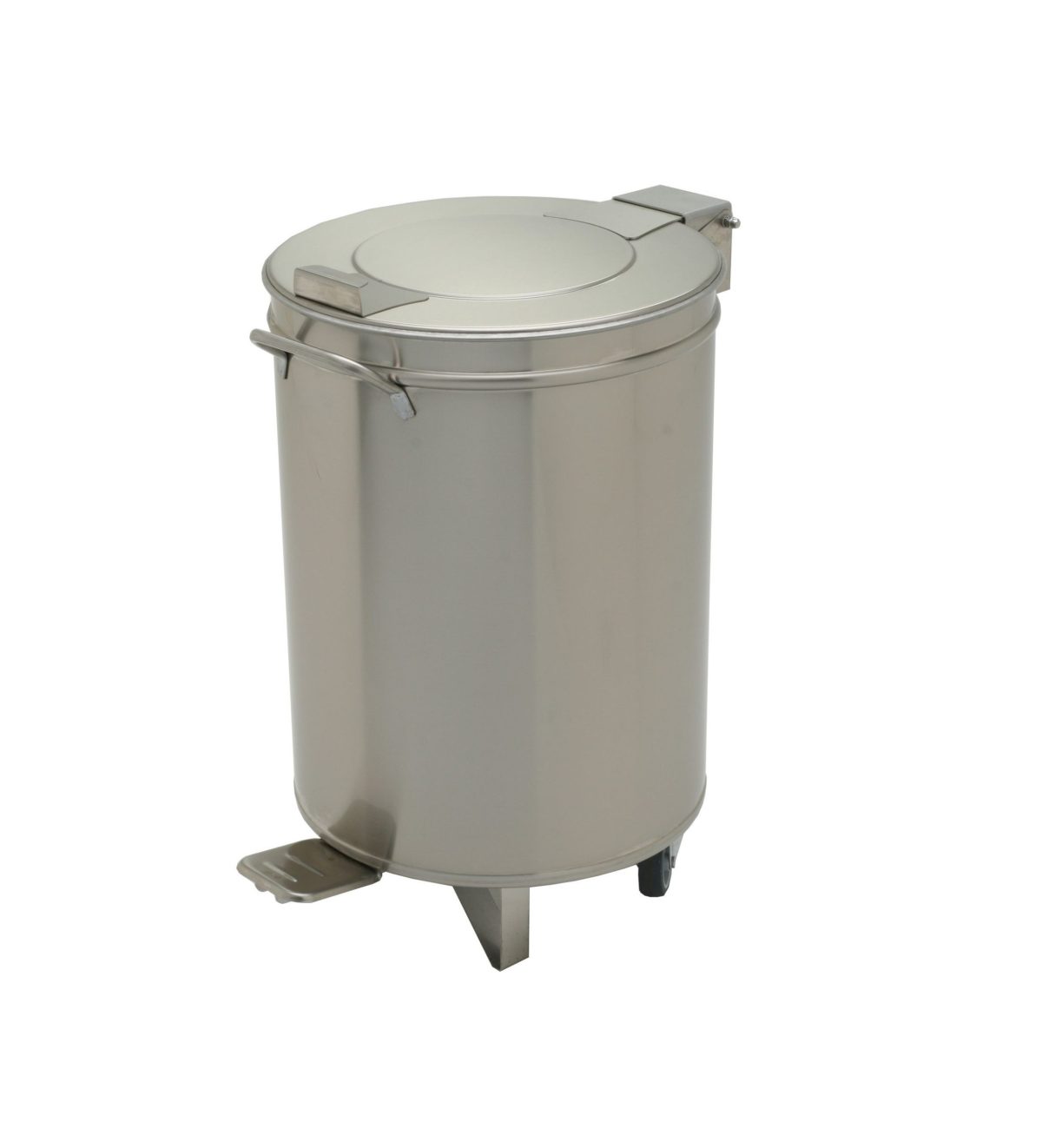 Edelstahl Abfalleimer 95 Liter  mit Hubdeckel