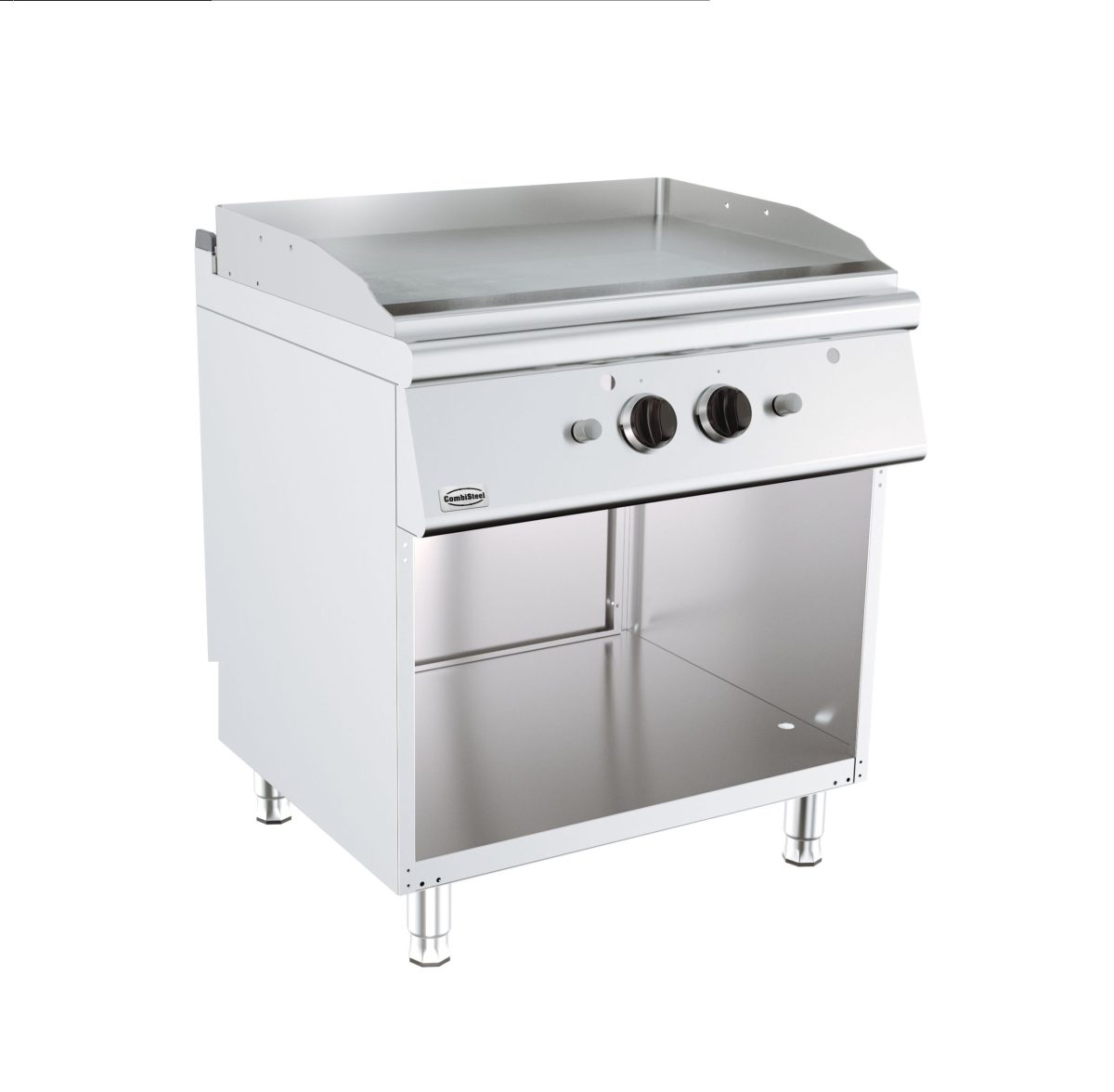 Gas Grillplatte Chrom glatt 800×700 mm 