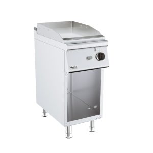Gas Grillplatte Chrom glatt 400x700 mm