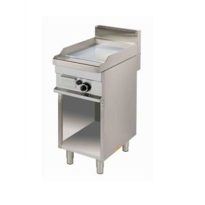 Grillplatte Chrom glatt 40x70cm / 4,05 kW
