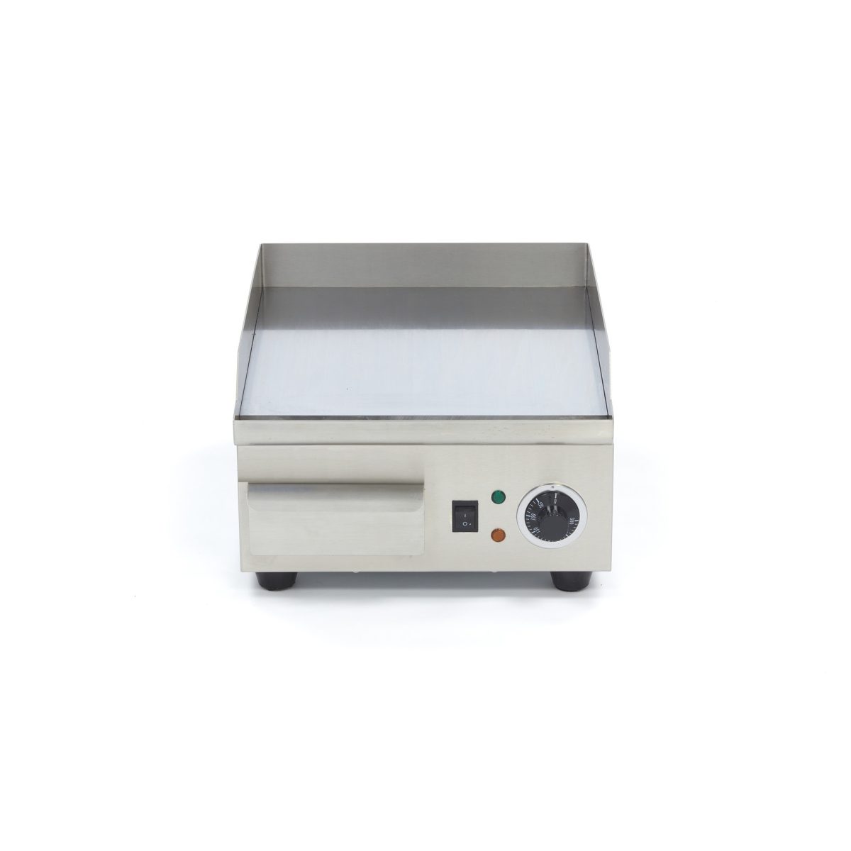 Grillplatte Glatt  36 cm  Chrom – Bild 2