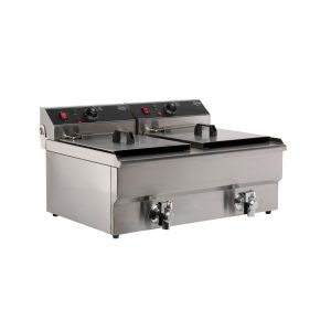 Doppel Fritteuse 2×16 Liter 400V