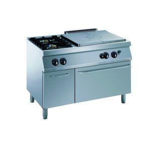 Gas Glühplattenherd mit 2 brener und Gasbackofen