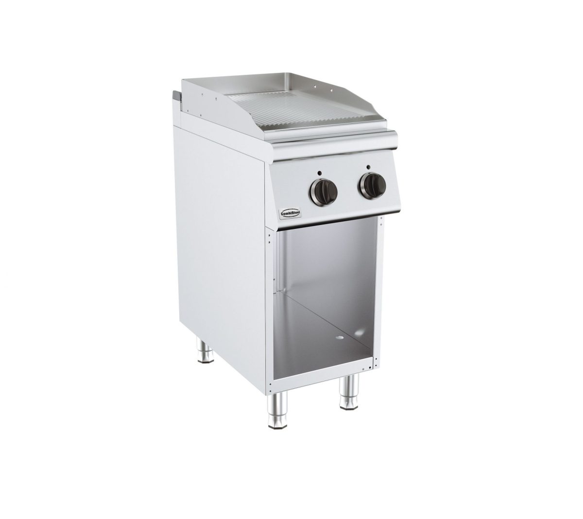 Elektro Grillplatte  Gerillt 400 x 700 mm