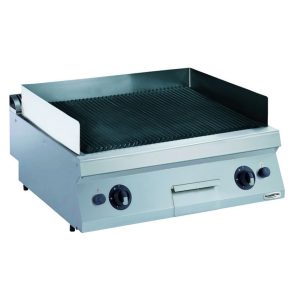 Elektro Grillplatte Gerillt 800 x 700 mm