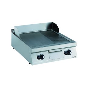 Gas Grillplatte Glatt / Gerillt 800 x 700 mm