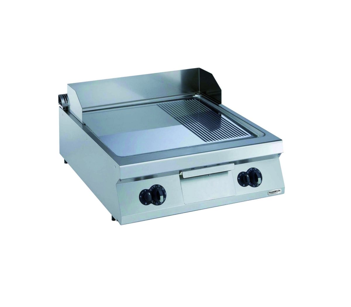 Gas Chrom Grillplatte Glatt / Gerillt 800 x 900 mm