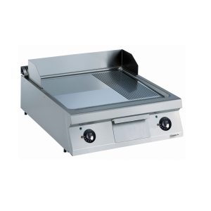 Elektro Chrom Grillplatte Glatt / Gerillt 800 x 900 mm