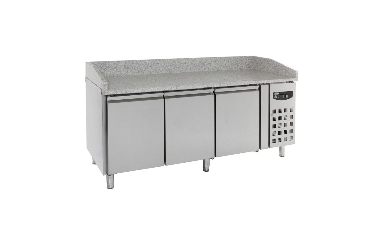 Pizzatisch mit 2 Türen / 580 Liter / 2020 x 800x 1000 mm