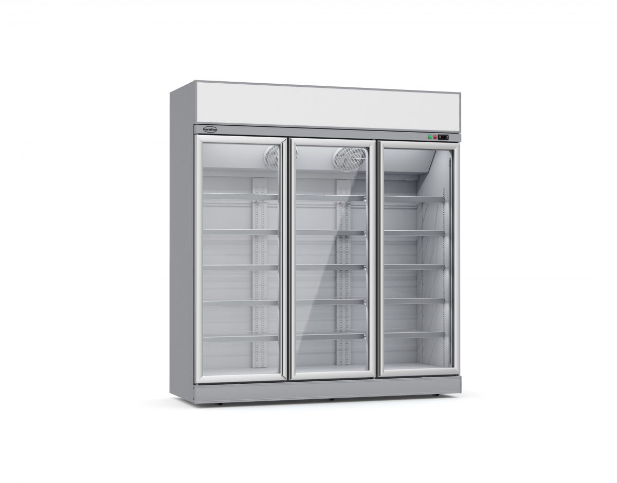Kühlschrank mit 3 Glastüren / 1530 Liter / 2092x710x1880 mm