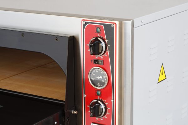 Pizzaofen mit Thermometer, 2 Kammern, 6+6 Pizzen Ø 33 cm – Bild 3
