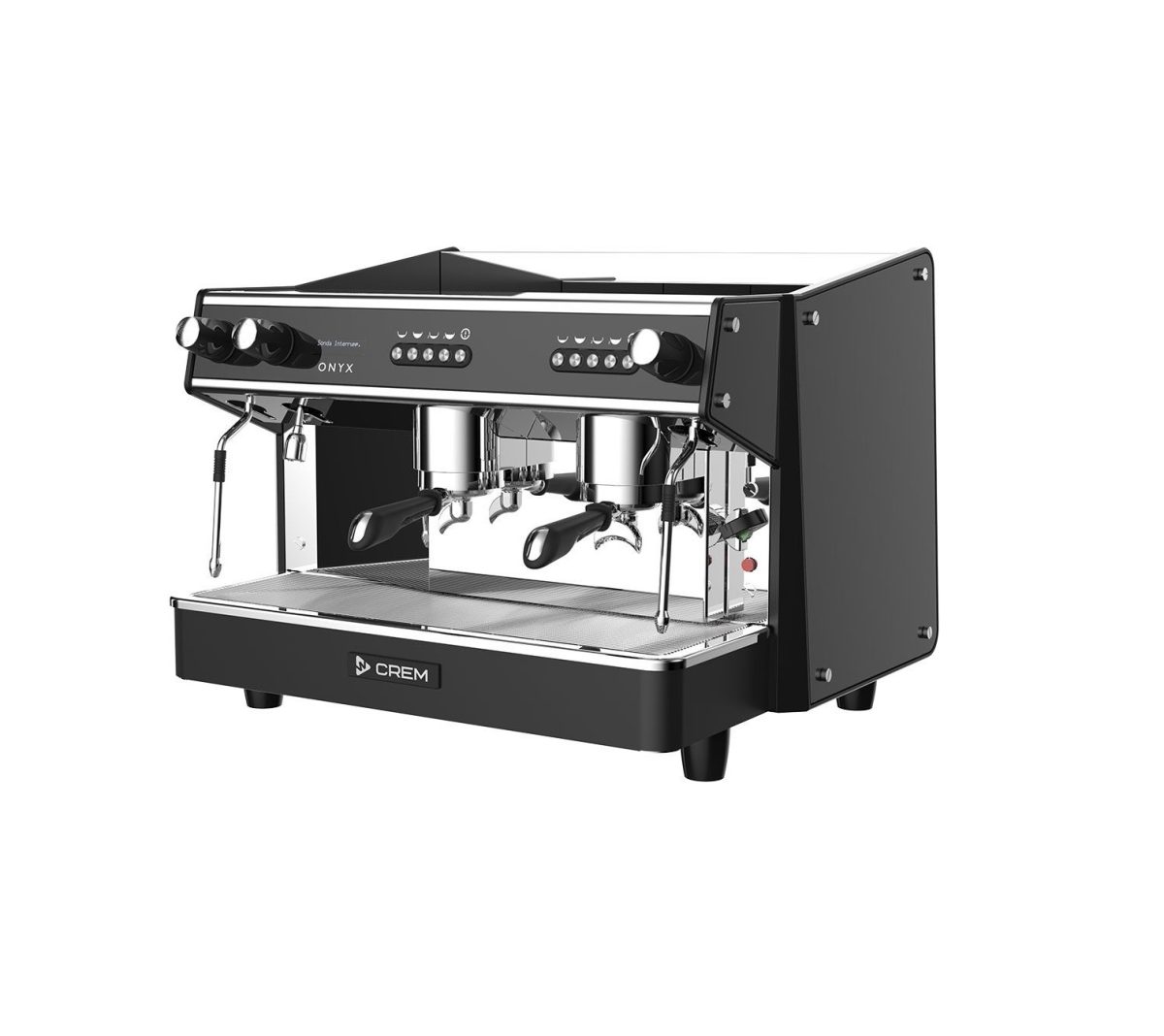 Espresso Kaffeemaschine 2 Gruppig Siebträgermaschine CREM Onyx