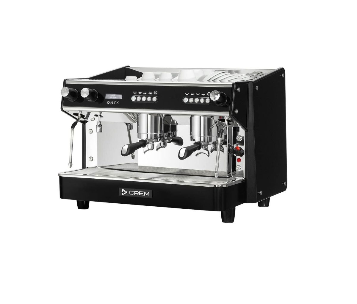 Espresso Kaffeemaschine 2 Gruppig Siebträgermaschine CREM Onyx - Image 2