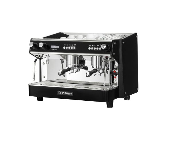 Espresso Kaffeemaschine 2 Gruppig Siebträgermaschine CREM Onyx – Bild 2