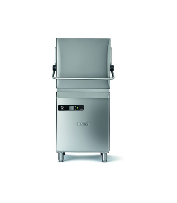 Silanos Haubenspülmaschine N1300S EVO 2 HY-NRG mit Klarspülmittel-, Reinigerdosier- und Klarspülpumpe, integrierter Wasserenthärter, 4 Spülprogramme, Selbstreinigungsfunktion