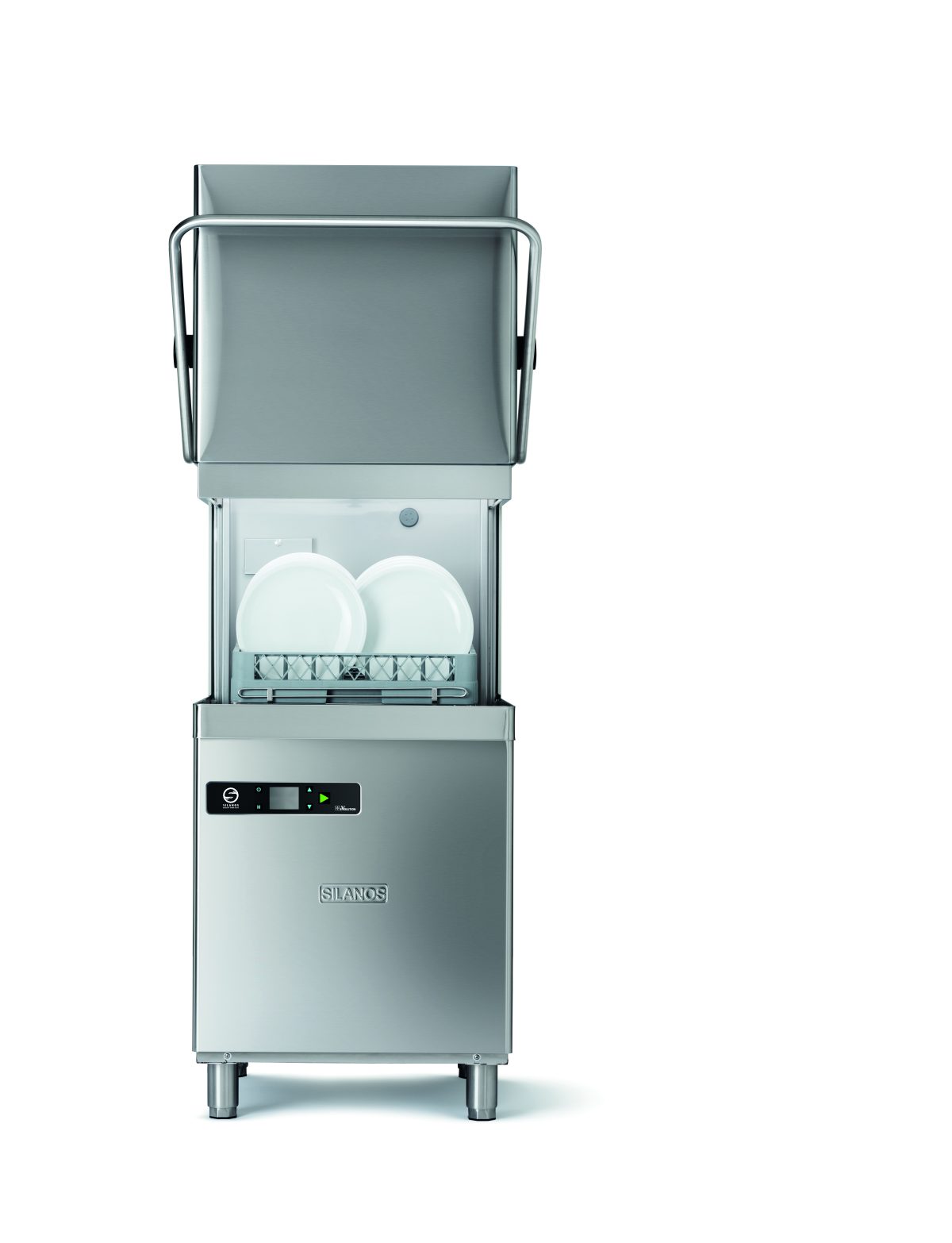 Silanos Haubenspülmaschine N1300S EVO 2 HY-NRG mit Klarspülmittel-, Reinigerdosier- und Klarspülpumpe, integrierter Wasserenthärter, 4 Spülprogramme, Selbstreinigungsfunktion - Image 2