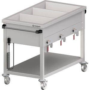 Bain-Marie Wagen mit separaten Becken, für 4x GN1/1530x600x850 mm