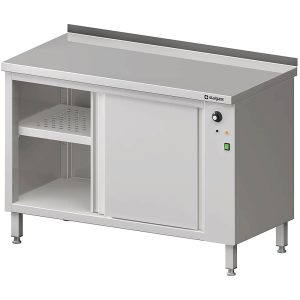 Wärmeschrank mit Schiebetüren 1600x600x850 mm mit Aufkantung