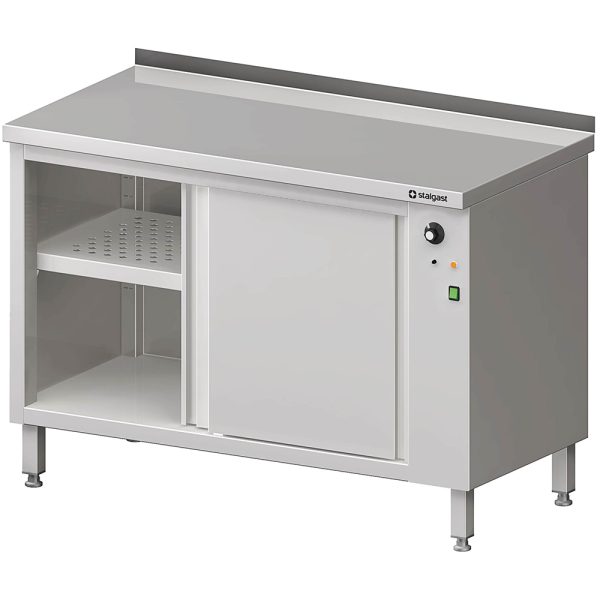 Wärmeschrank mit Schiebetüren 1100x700x850 mm mit Aufkantung