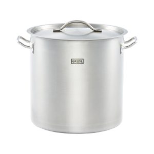 Suppentopf hohe Form, Serie ECO Ø 360 mm, Höhe 360 mm, 36,6 Liter, inkl. Deckel