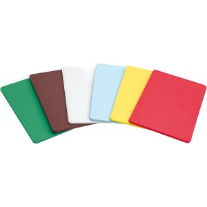 Schneidbrett, HACCP, Farbe weiß, 450 x 300 x 13 mm (BxTxH)