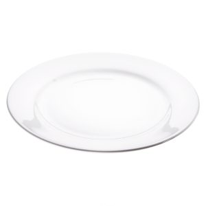 Flacher Teller, reinweißes Hotelporzellan, Serie Isabell, Ø 310 mm