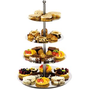 Spiegel-Etagere, 4-stufig, Höhe 60 cm
