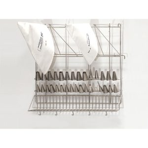 Ständer für 4 Spritzbeutel und 31 Spritztüllen, Breite 510 mm