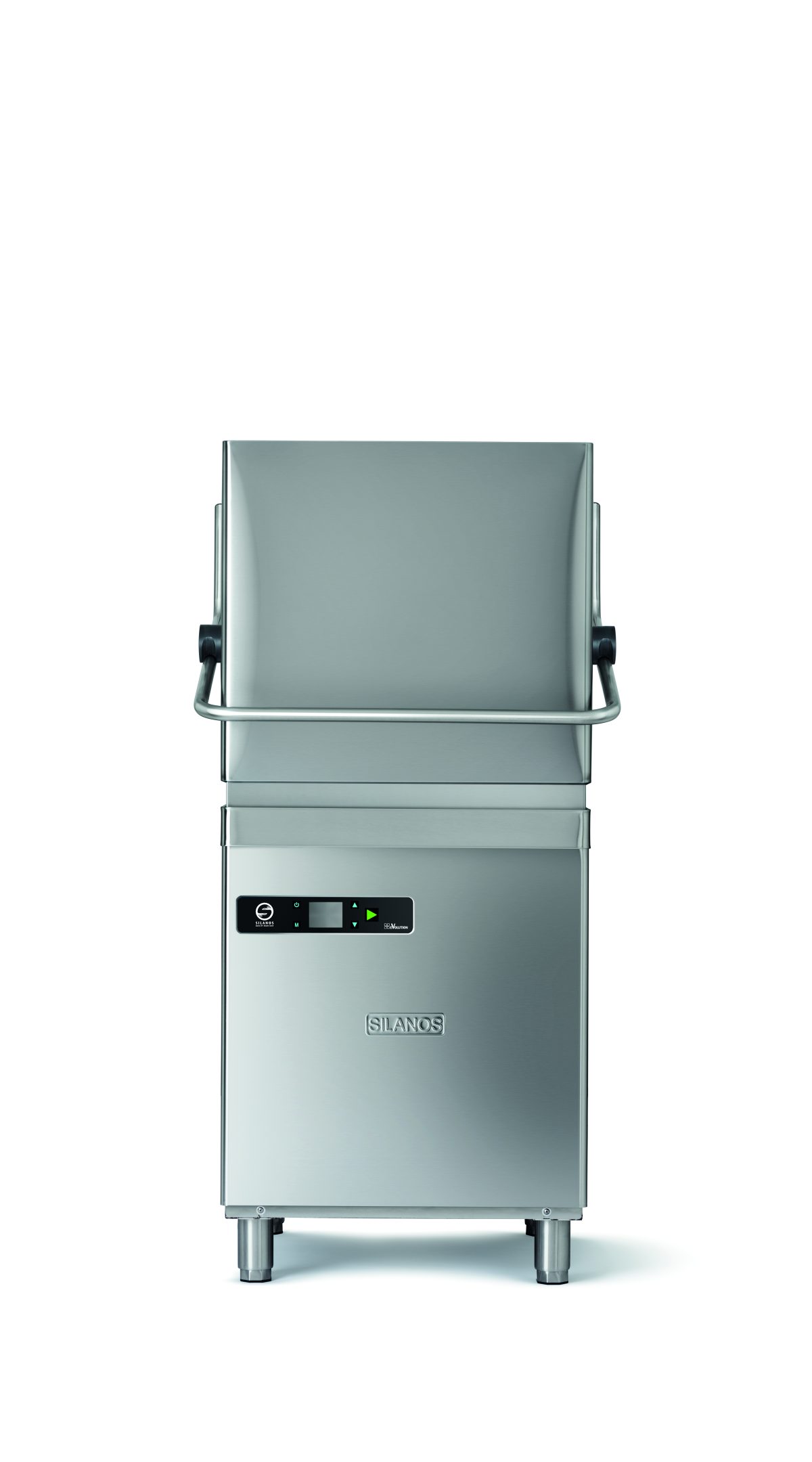 Silanos Haubenspülmaschine N1300S EVO 2 HY-NRG mit Klarspülmittel-, Reinigerdosier- und Klarspülpumpe, integrierter Wasserenthärter, 4 Spülprogramme, Selbstreinigungsfunktion